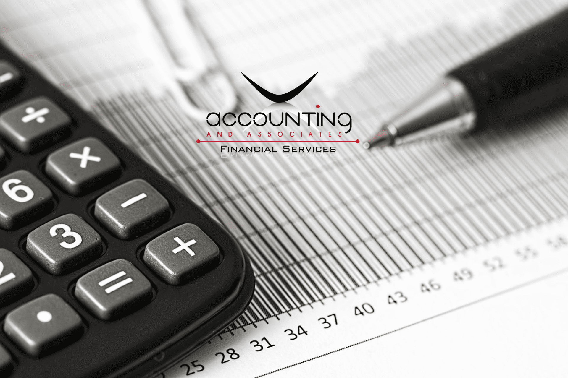 image of calculator and pen